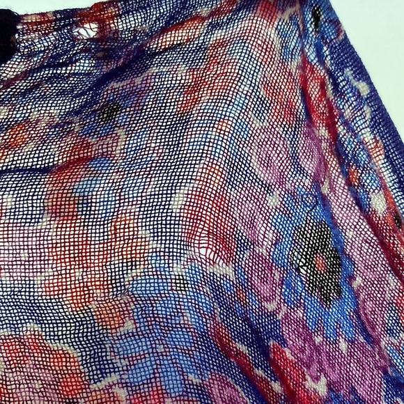 Lilly Pulitzer Infinity Scarf Floral Rayon Light Scarf - Picture 13 of 14